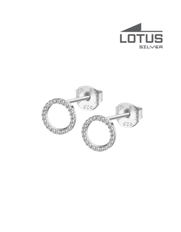 LOTUS SILVER EARRINGS